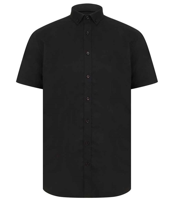 Henbury Modern Short Sleeve Regular Fit Oxford Shirt