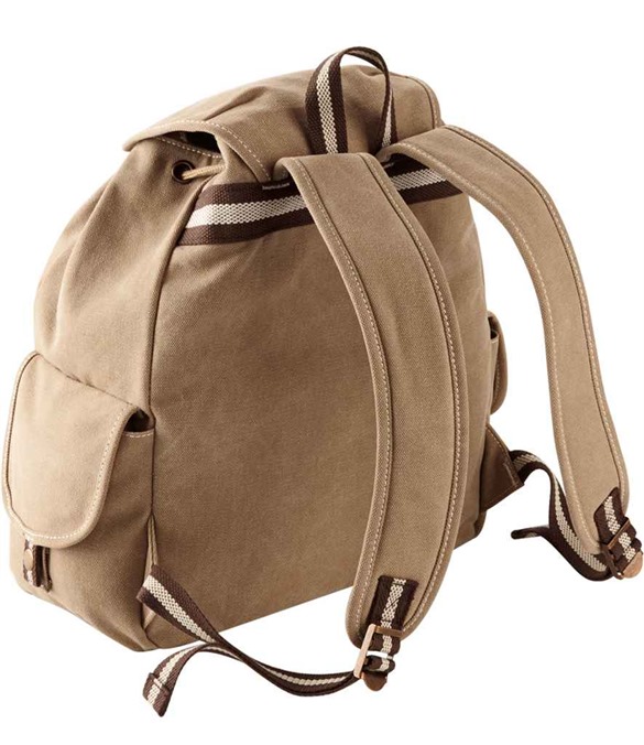 Quadra Vintage Canvas Backpack