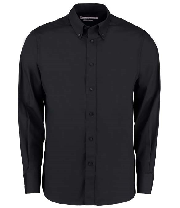 Kustom Kit Long Sleeve Tailored City Business Shirt